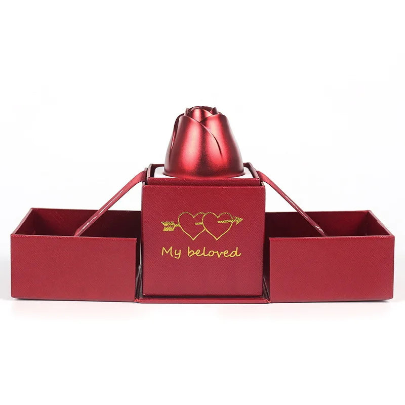 Rosas - Valentine's Day Metal Rose Lifting Gift Box