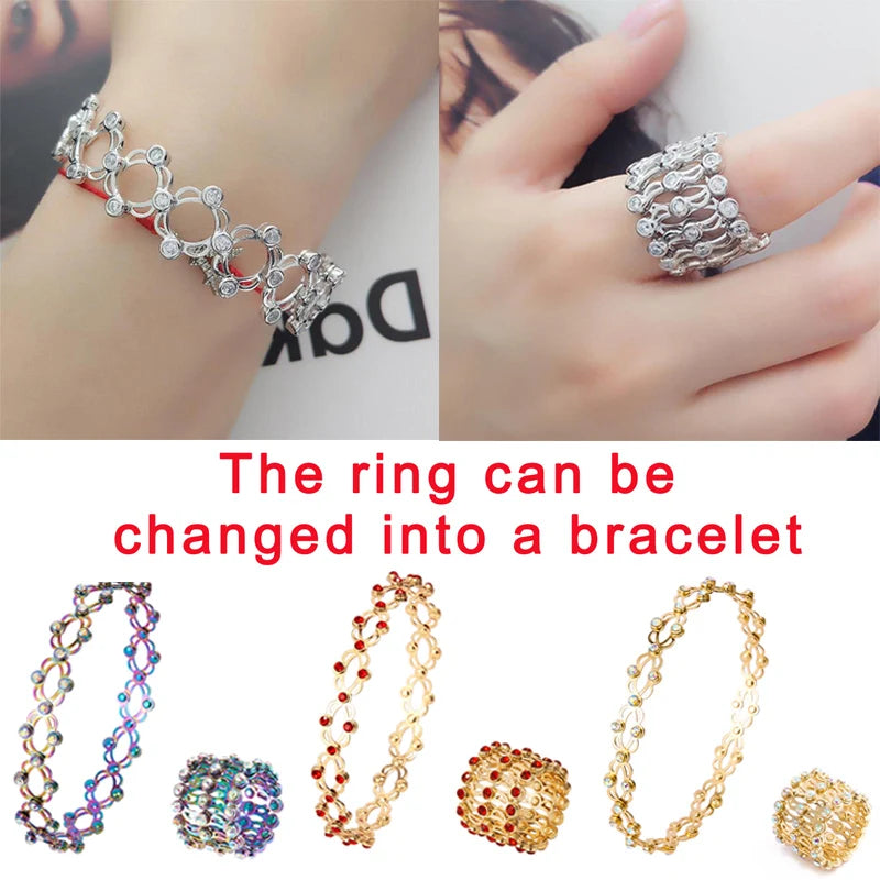 RingCuff - 2 In 1 Retractable Ring Bracelet